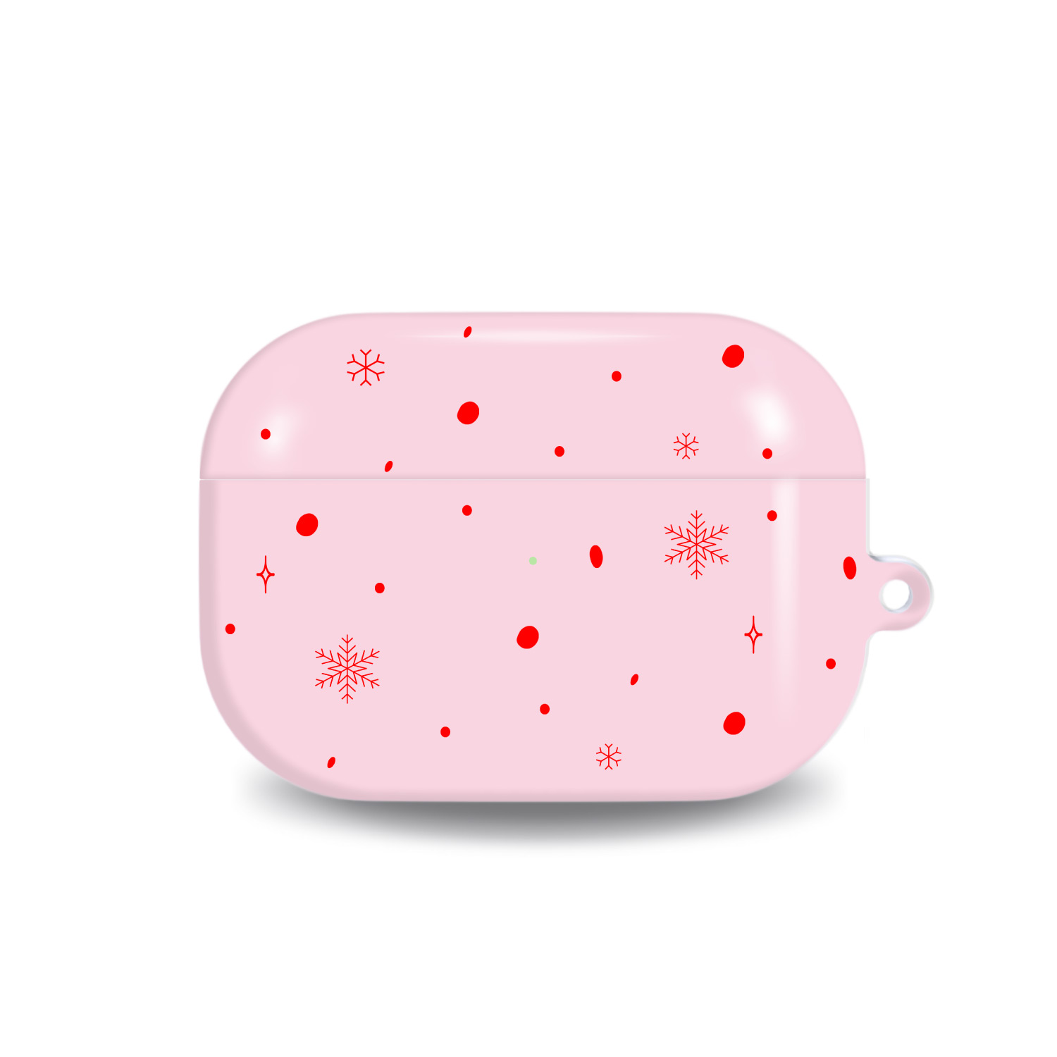 [airpods case] Let it snow _pink airpods case