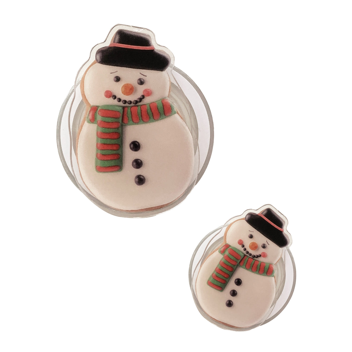 [Acrylic tok] snowman cookie acrylic tok