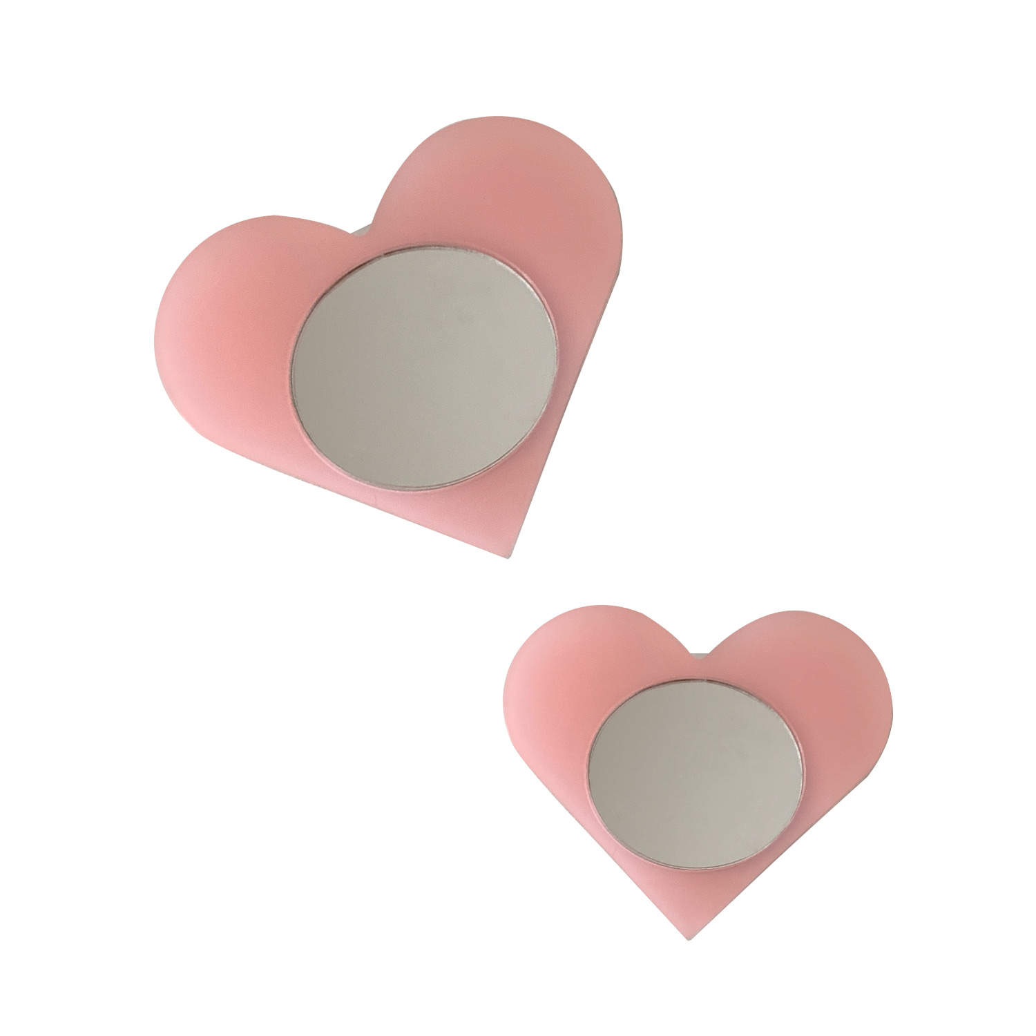 [Mirror Tok] pink heart mirror tok