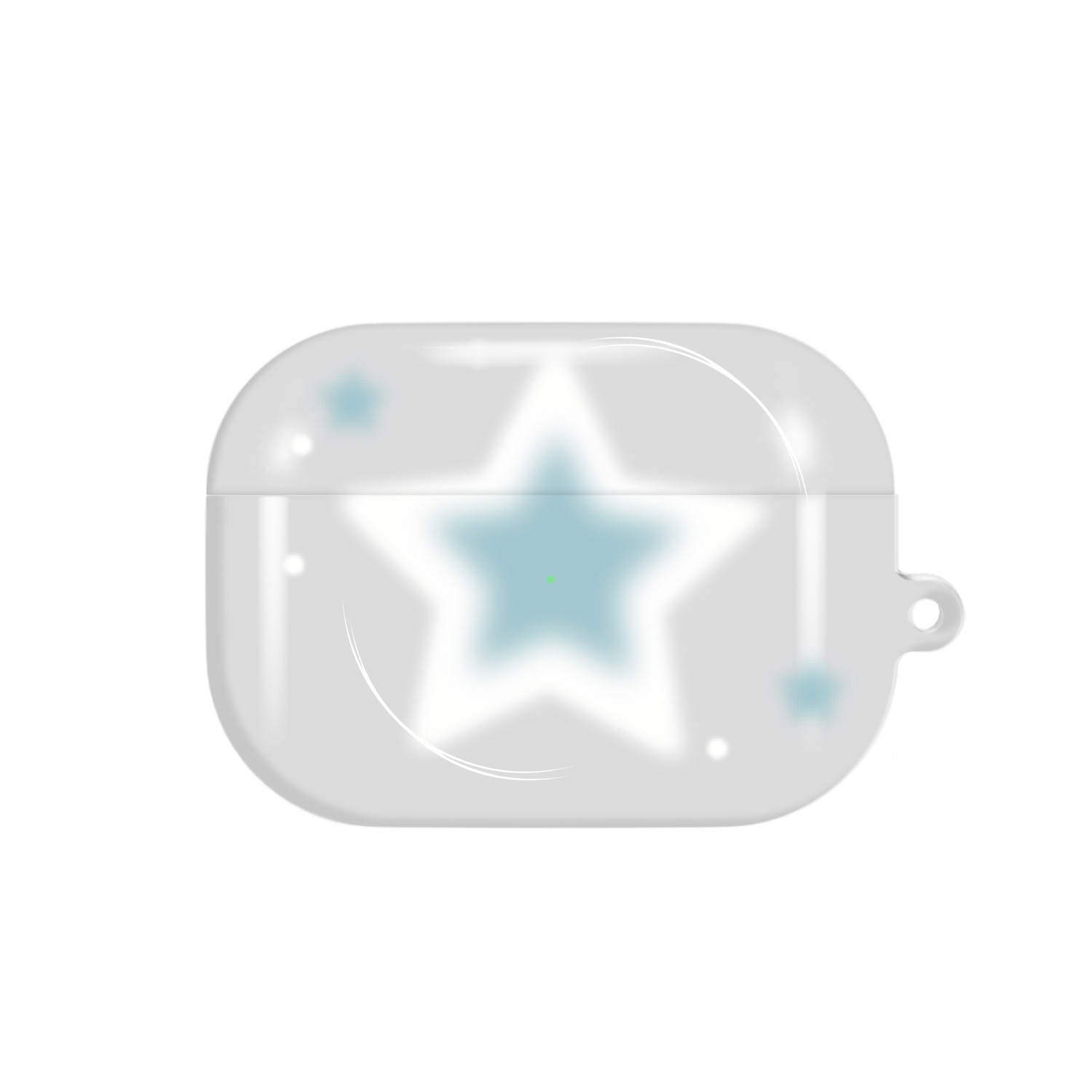 [airpods case] softstar airpods hardcase_fog blue