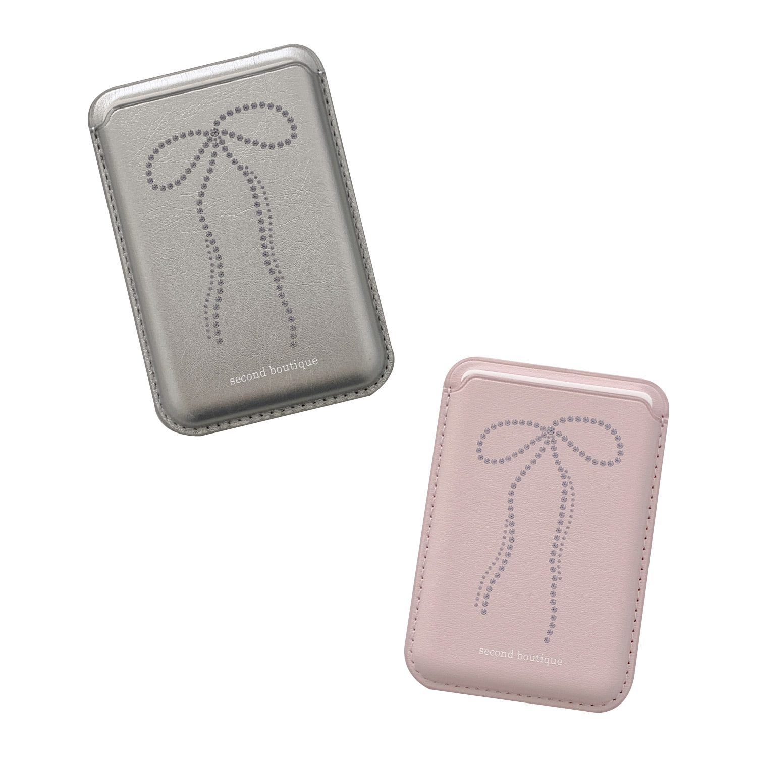 Twinkle ribbon magsafe card wallet(ver.1)